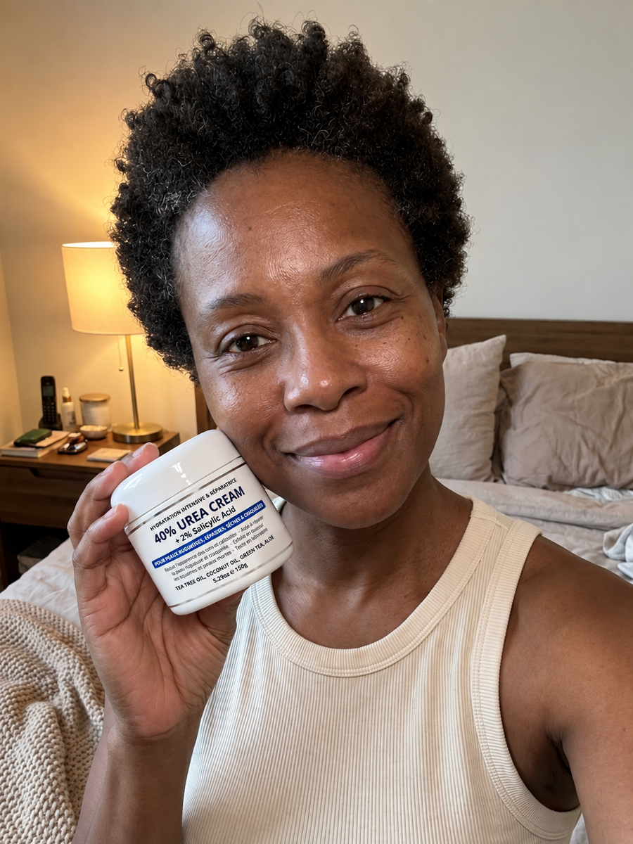 Cliente tenant le produit